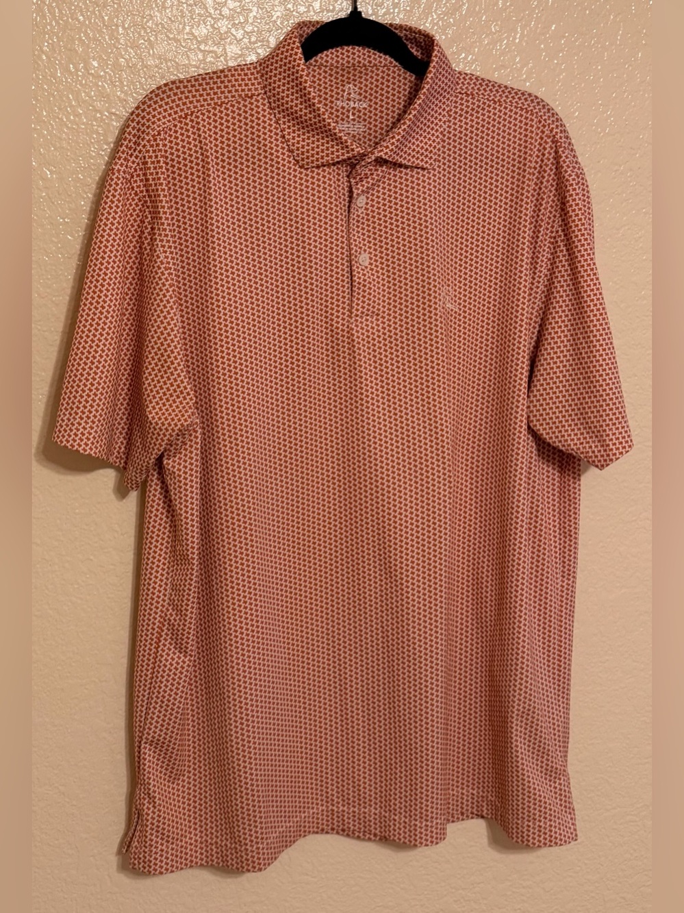 Rhoback Texas State Orange Golf Polo